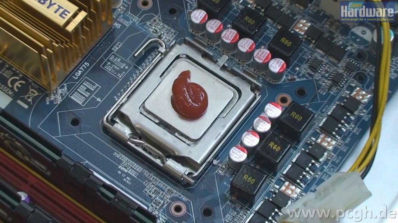 Ketchup als Wärmeleitpasten? PCGH in Gefahr testet alternative Wärmeleitpasten