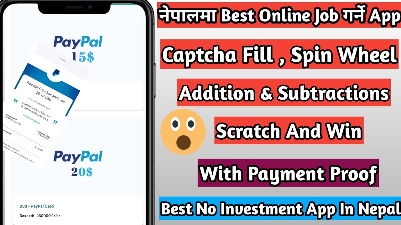 🔴 New Best Earning App In  Nepal| Roaster Earn Payment Proof|