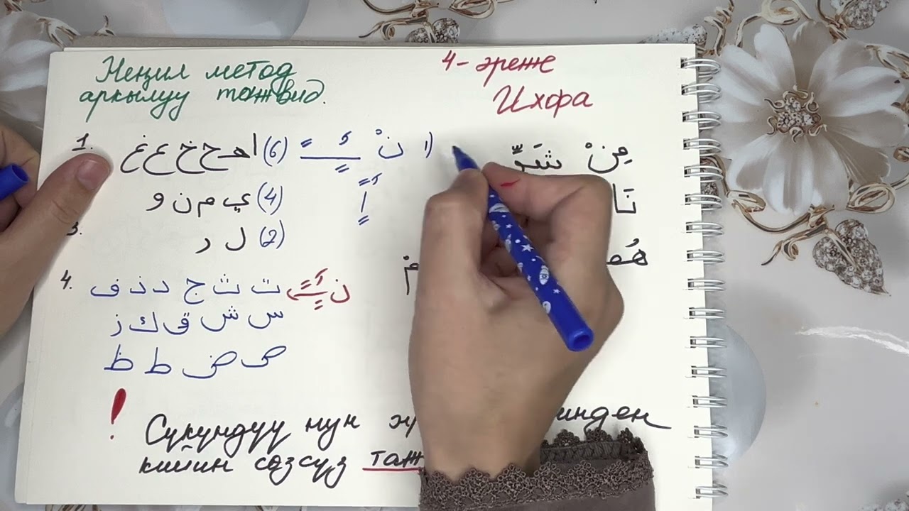 Женил метод аркылуу тажвид 4. Ихфа.