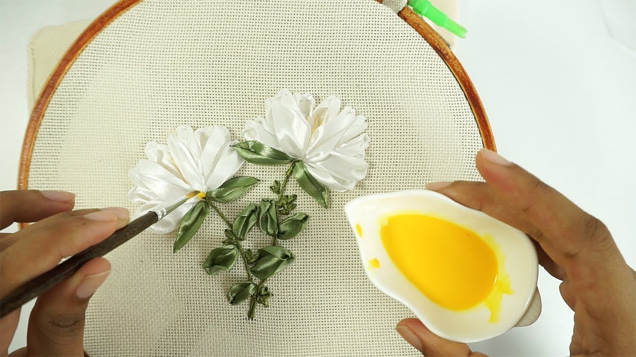 ART OF MAGICAL Ribbon Work Hand Embroidery for Beginners | by DIY Stitching
