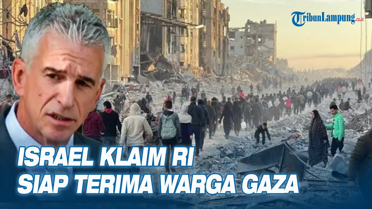 Israel Klaim RI Siap Terima Warga Gaza Hingga Rudal Houthi Picu Kepanikan