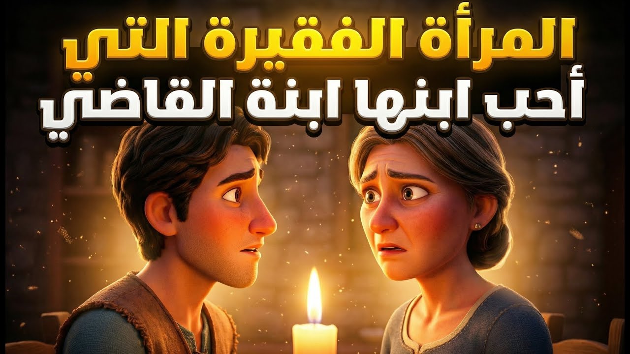 المرأة الفقيره التي احب ابنها ابنه القاضي