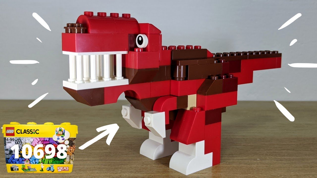 Как собрать LEGO Тираннозавра (10698)