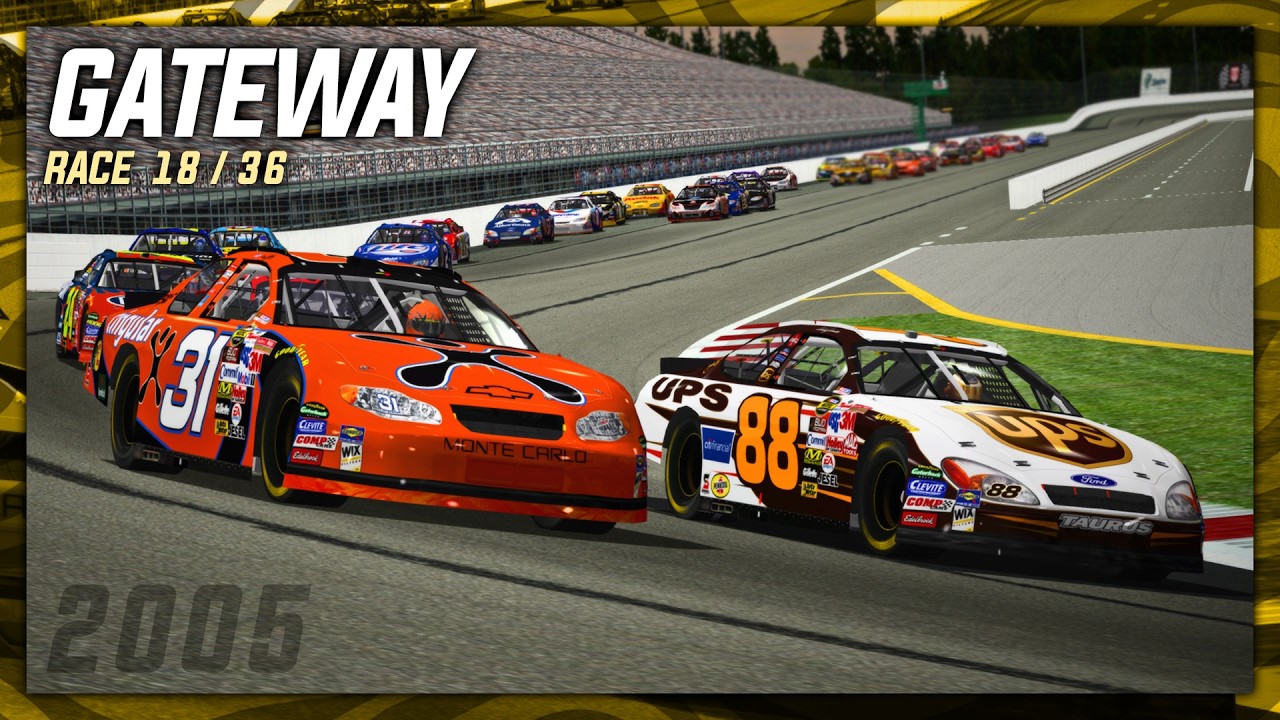 CUP '05 | Race 18/36: Gateway International Raceway | NR2003 Career Mode: Season 8