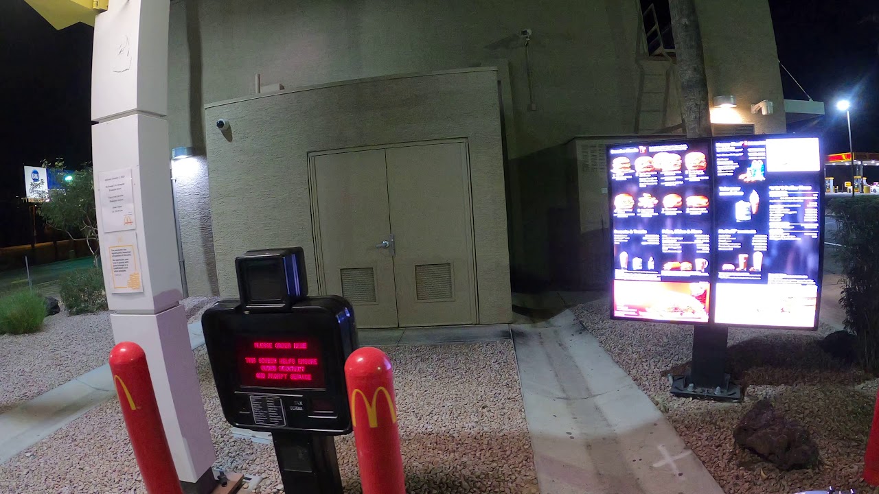 Gila Bend, AZ SR 85 South, McDonald's Drive Thru Ice Cream Cone and Bundle, 13 January 2021 GX181669