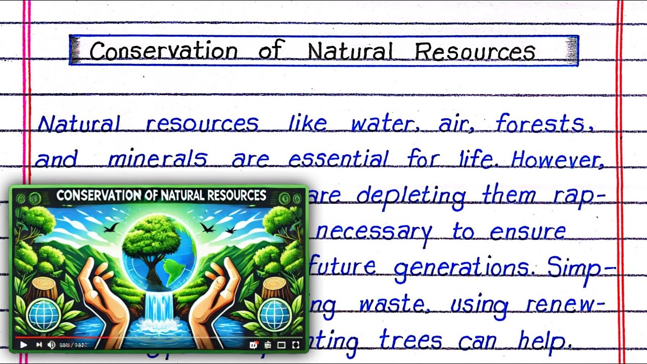 Essay on Conservation of Natural Resources in English | Natural Resources Essay