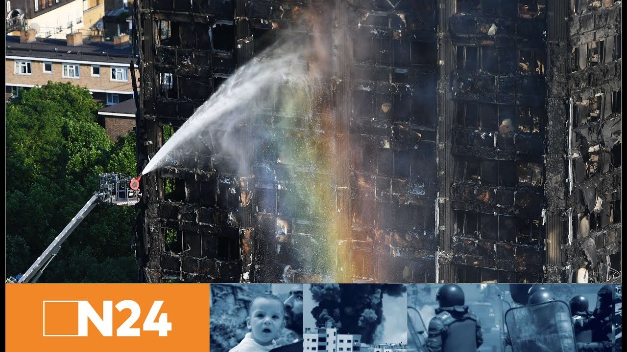 N24 Nachrichten - Inferno von London: Feuerwehr unterbricht Suche