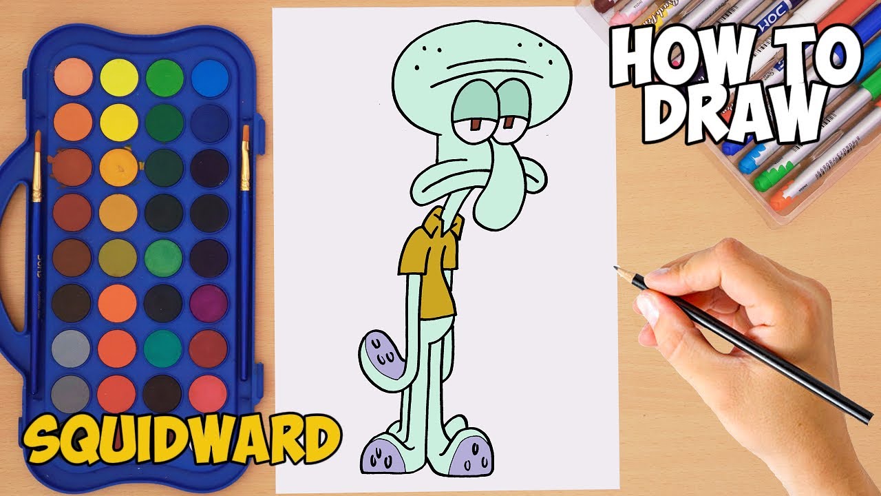 How to Draw Squidward | Spongebob Squarepants