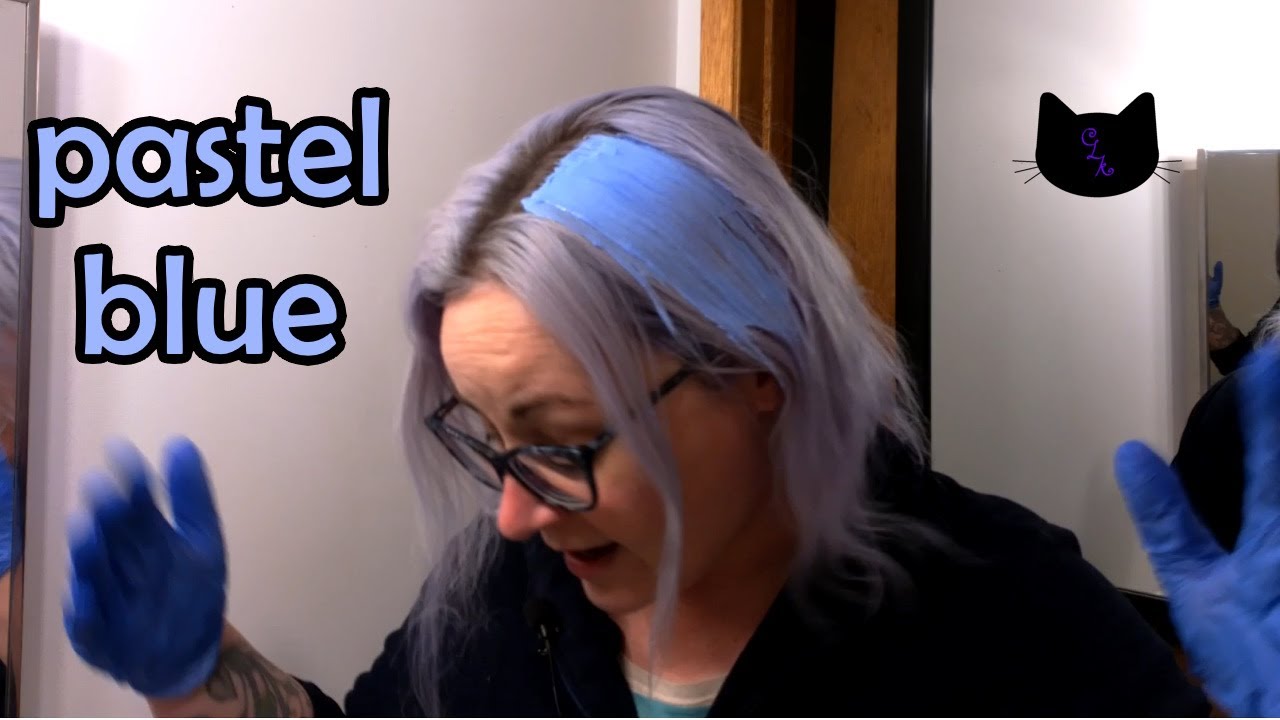 attempting to achieve a pastel blue