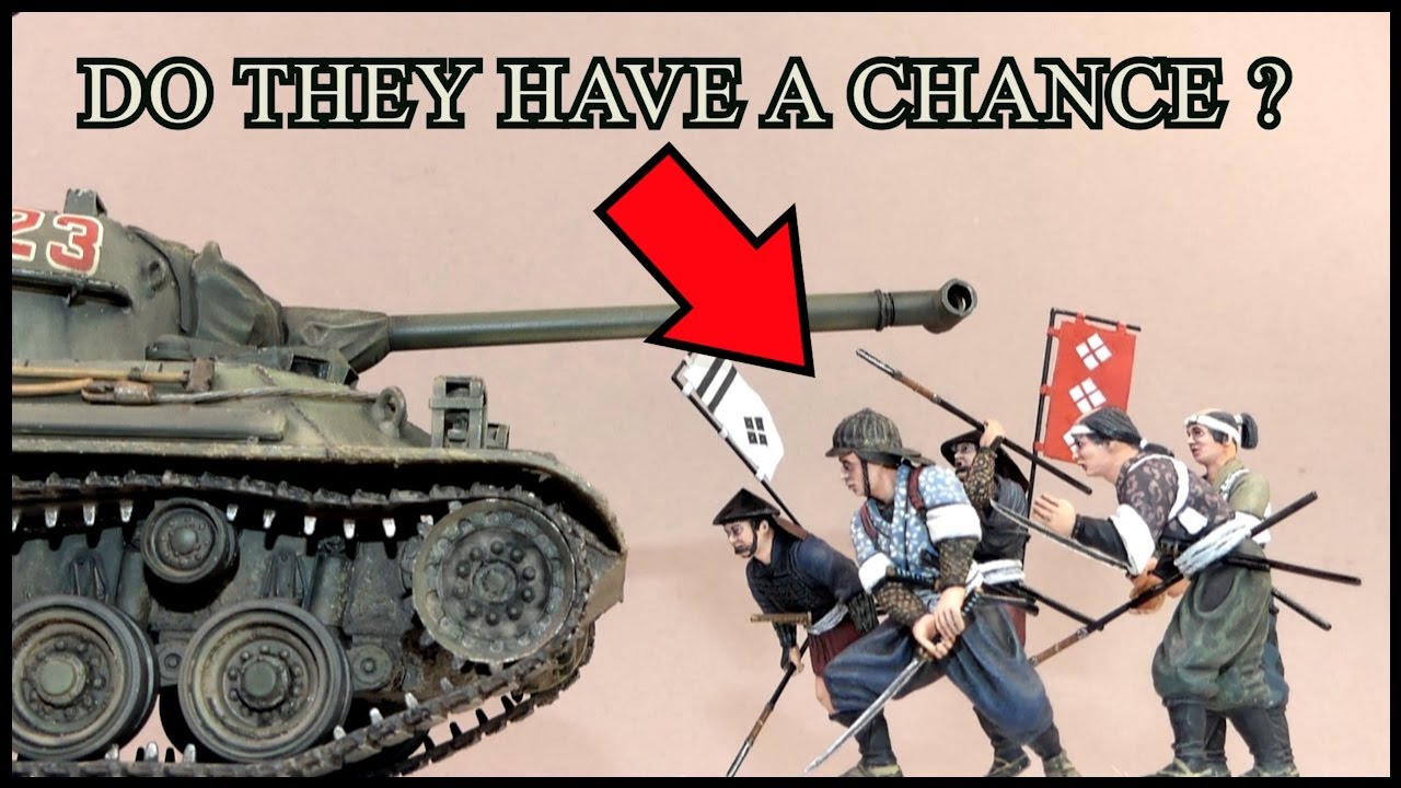 Converting and painting 1/35 Soldiers and Samurais for a G.I.Samurai Diorama - Part 2