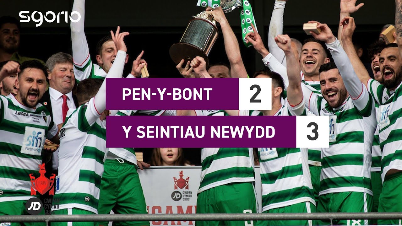 Pen-y-bont 2-3 Y Seintiau Newydd | Rownd Derfynol Cwpan Cymru JD