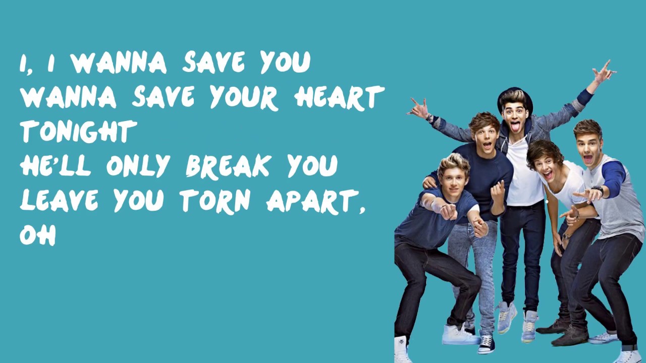 Save You Tonight - One Direction (Lyrics)