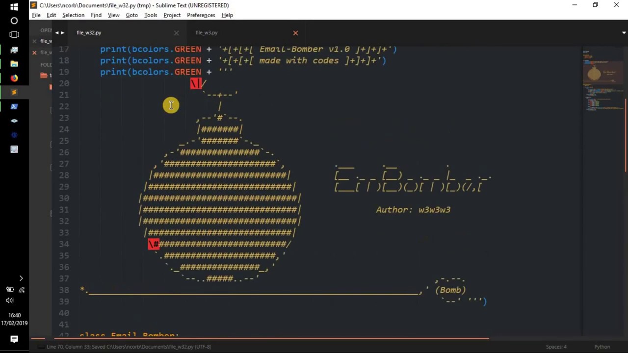 Python Tutorial - || Create a EMAIL Bomb/Bomber || Code Walk-through || Hacking/Info-Sec ||