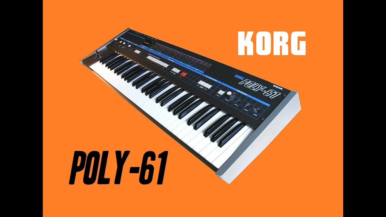KORG POLY-61 Analog Synthesizer 1983 | CUSTOM PATCHES