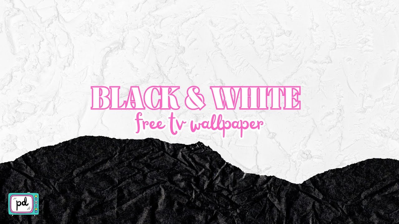 BLACK & WHITE ABSTRACT FREE TV WALLPAPER | AESTHETIC NEUTRAL OIL PAINTING TV ART  @PRIMPEDDESIGN