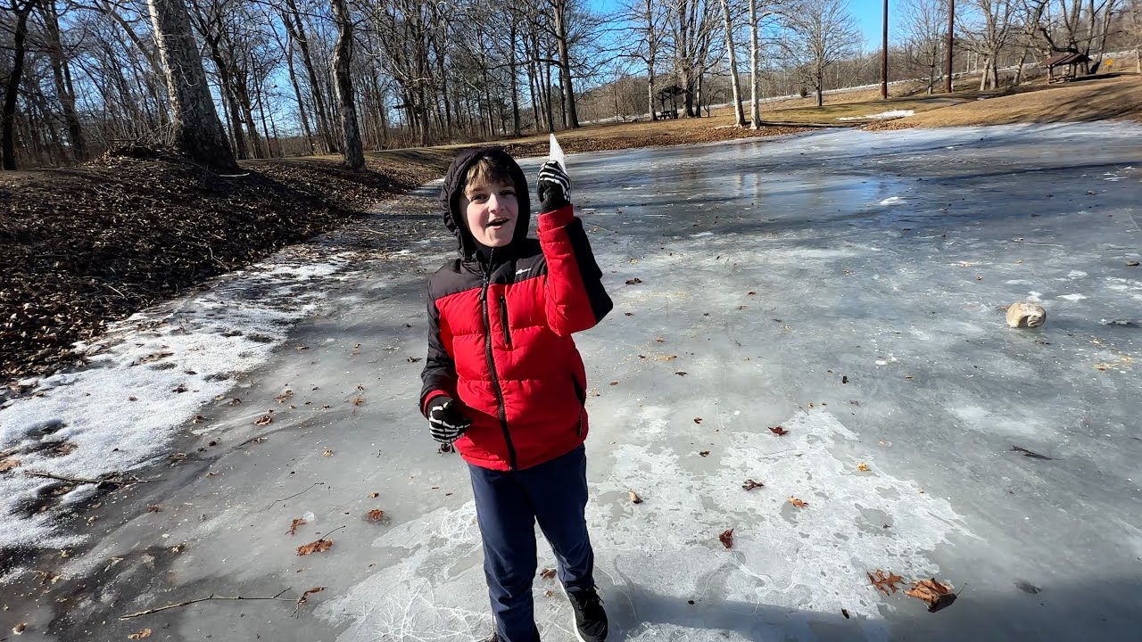 Our Saturday Walmart Run & Frozen Pond Adventure