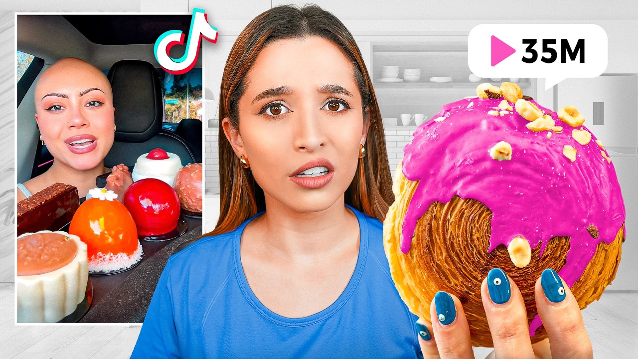 Probando los postres MAS VIRALES de Tiktok! | Laura Mejia