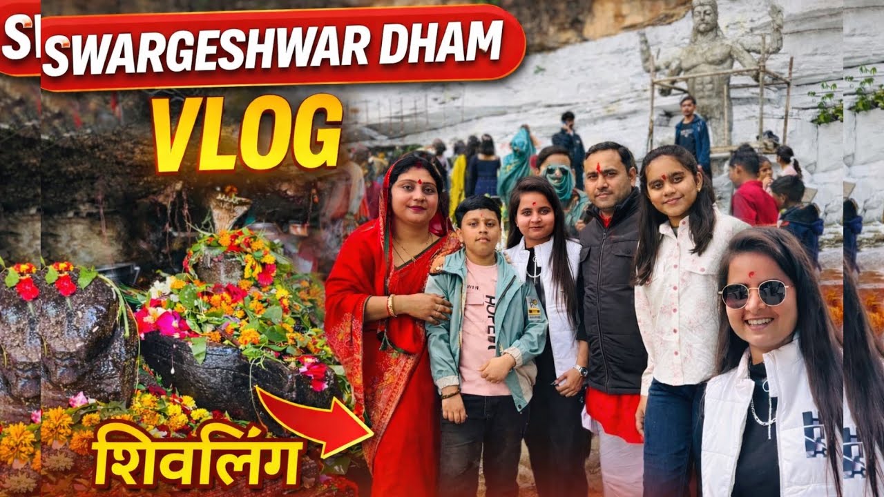 Swargeshwar Dham with Mama Family 😍 | Full On Masti, Pooja & bhagawat katha | Mehak Gupta Vlog 