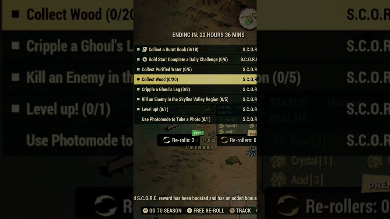 fallout 76 dailies