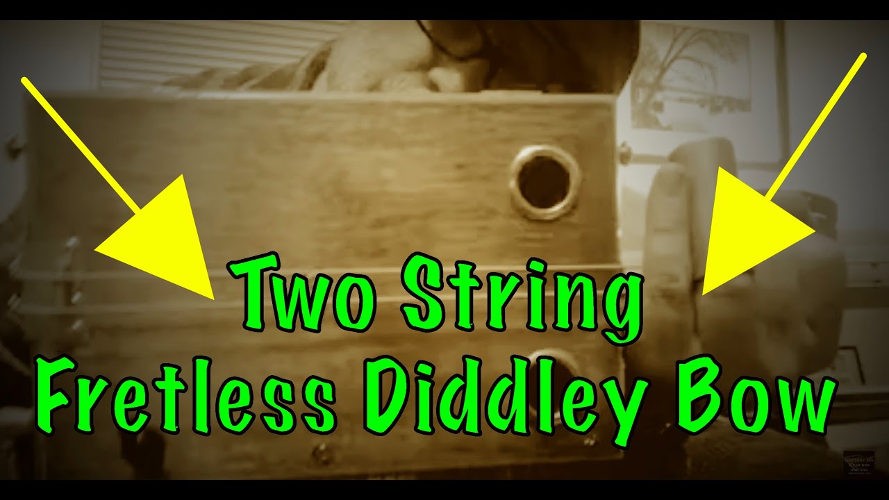 Distressed Two String Diddley Bow by Bluesboy Jag