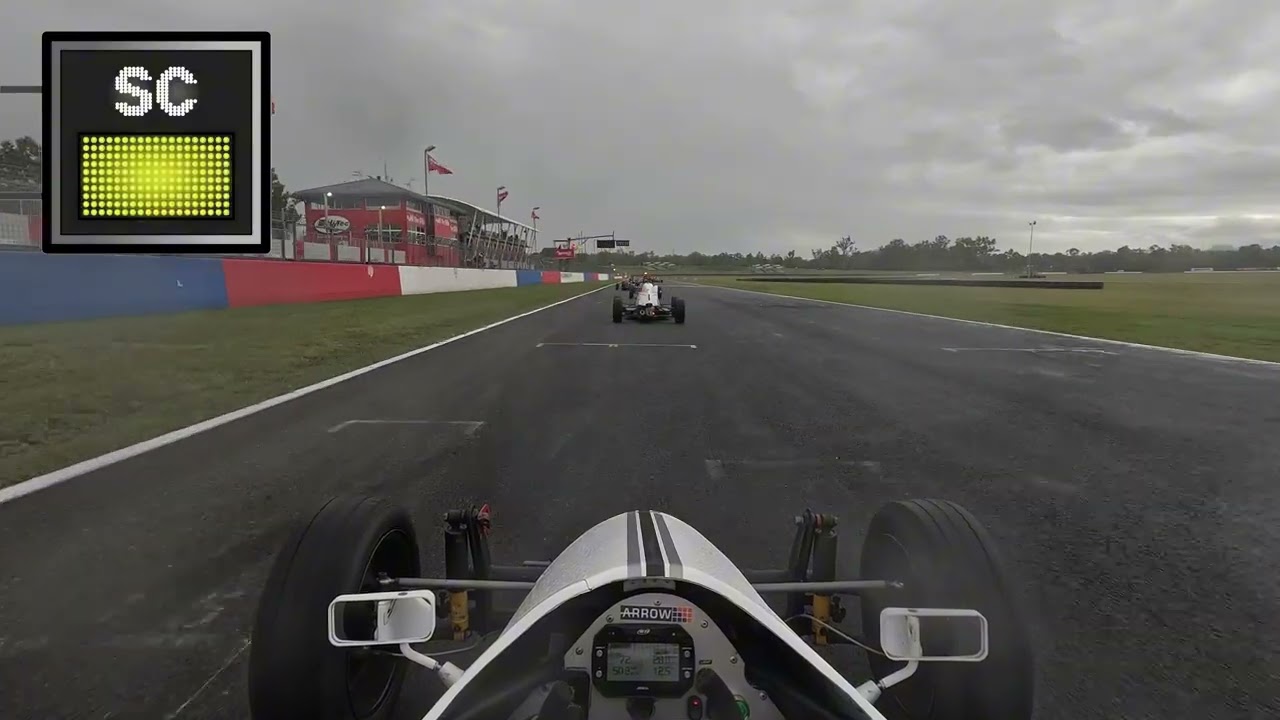 2026 Formula Vee, Round 1, Race 4 at QLD Raceway. WET RACE and heartache at the end!