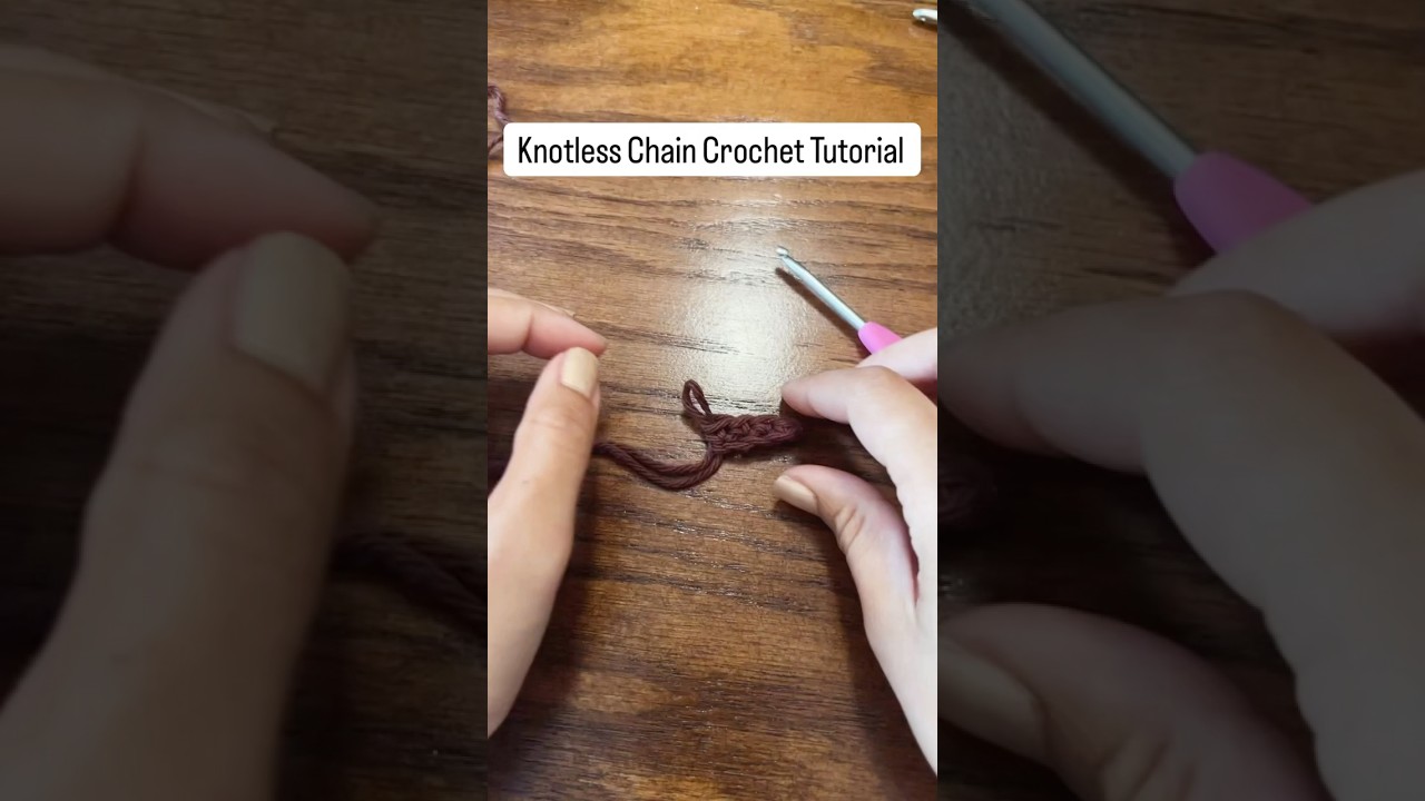 How to Start Crochet Without a Slipknot | Knotless Chain Tutorial #crochet #crochetforbeginners
