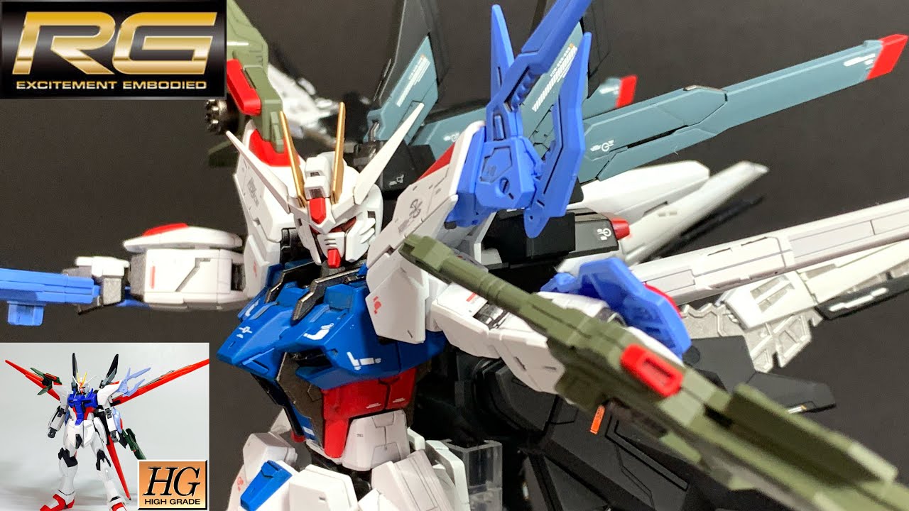 【ガンプラ魔改造】HG ガンダムパーフェクトストライクフリーダムが早くもRG化！？