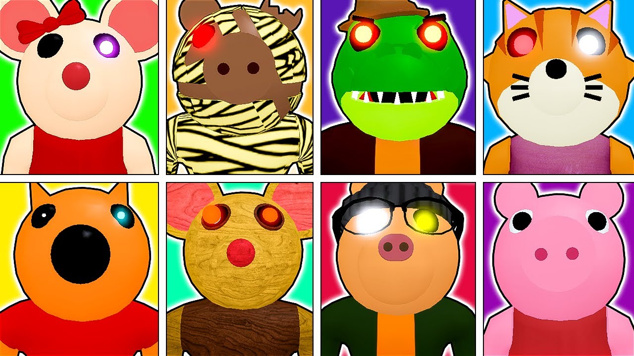 ROBLOX PIGGY *NEW* FIND THE PIGGY MORPHS! (ALL NEW PIGGIES UNLOCKED!)