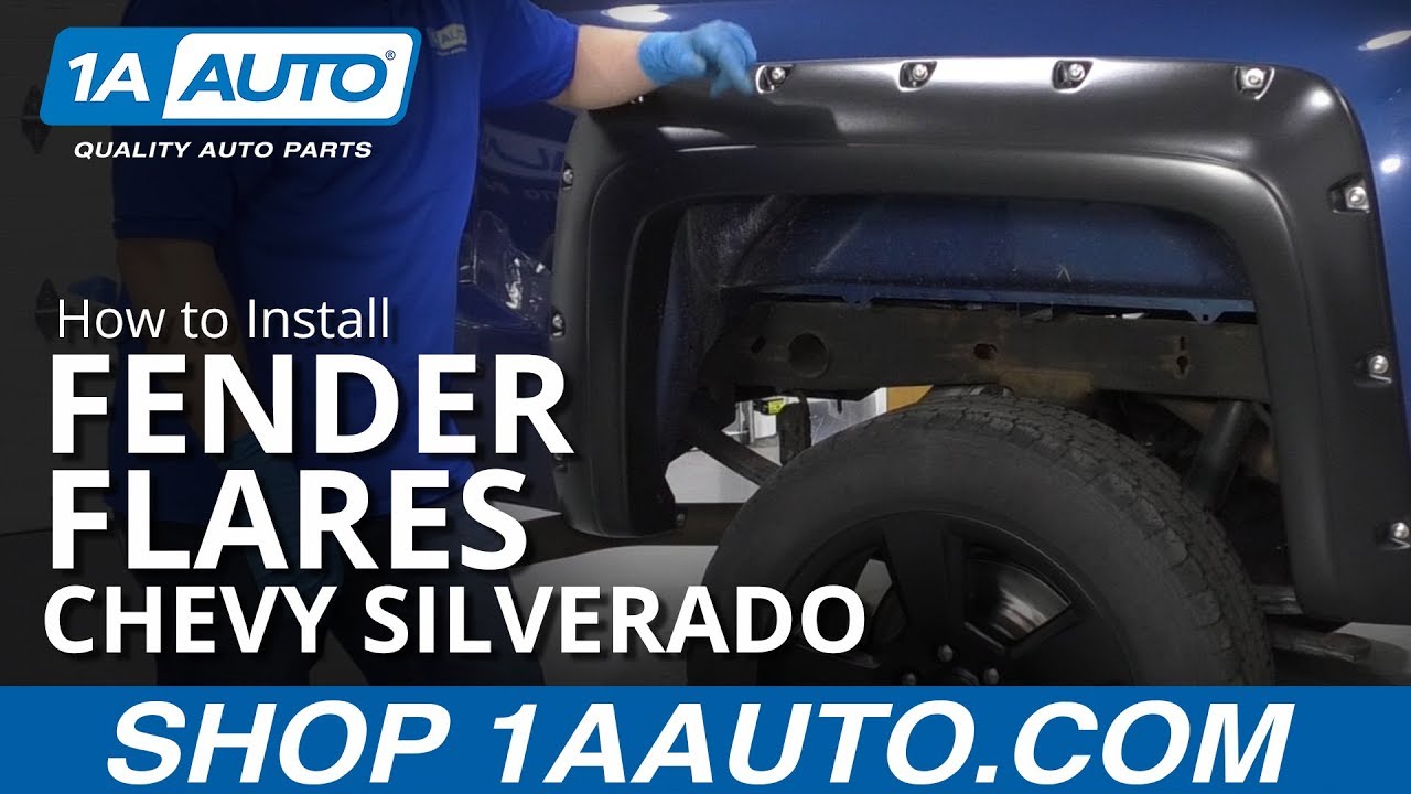 Как установить расширители крыльев на Chevrolet Silverado 14-15 годов