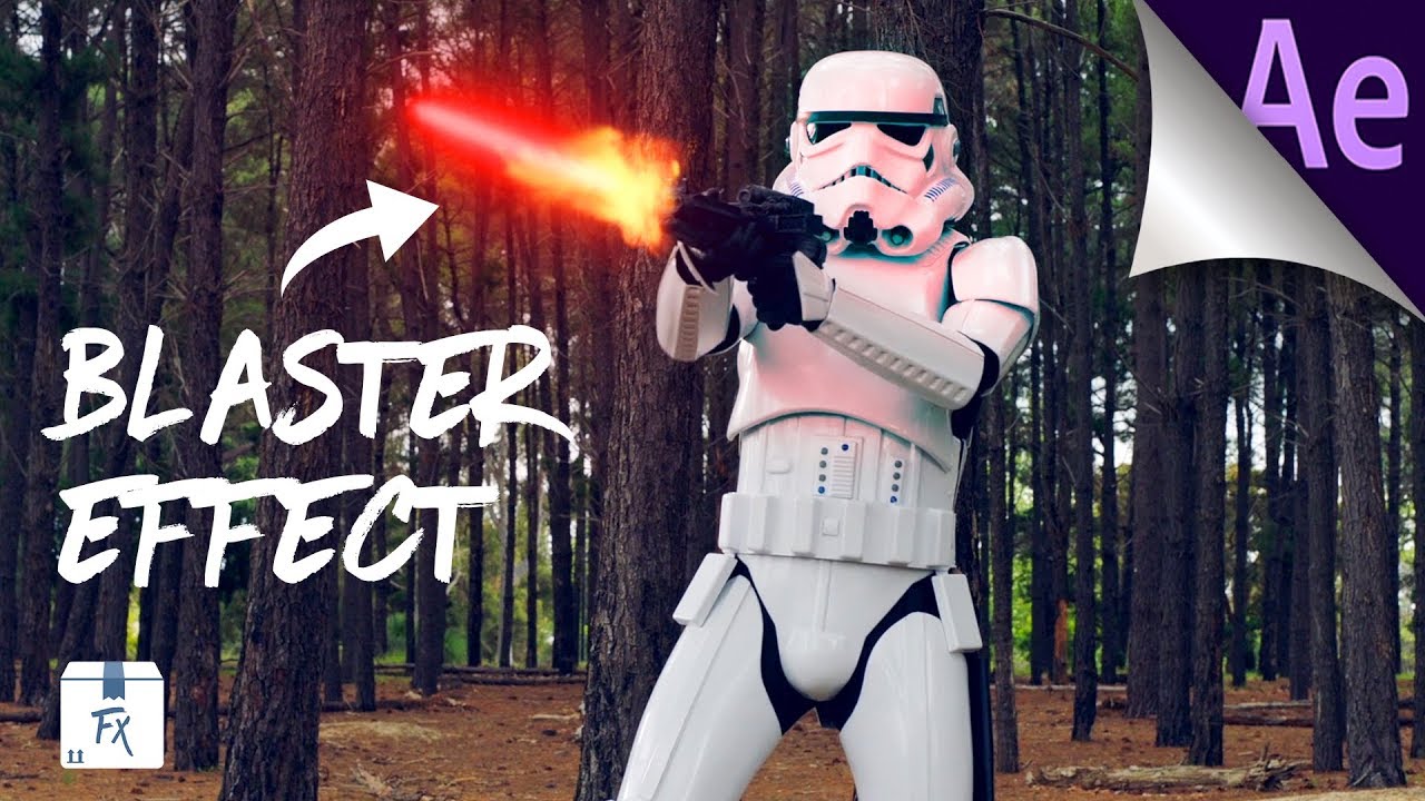Как сделать бластер штурмовика из «Звёздных войн» — After Effects