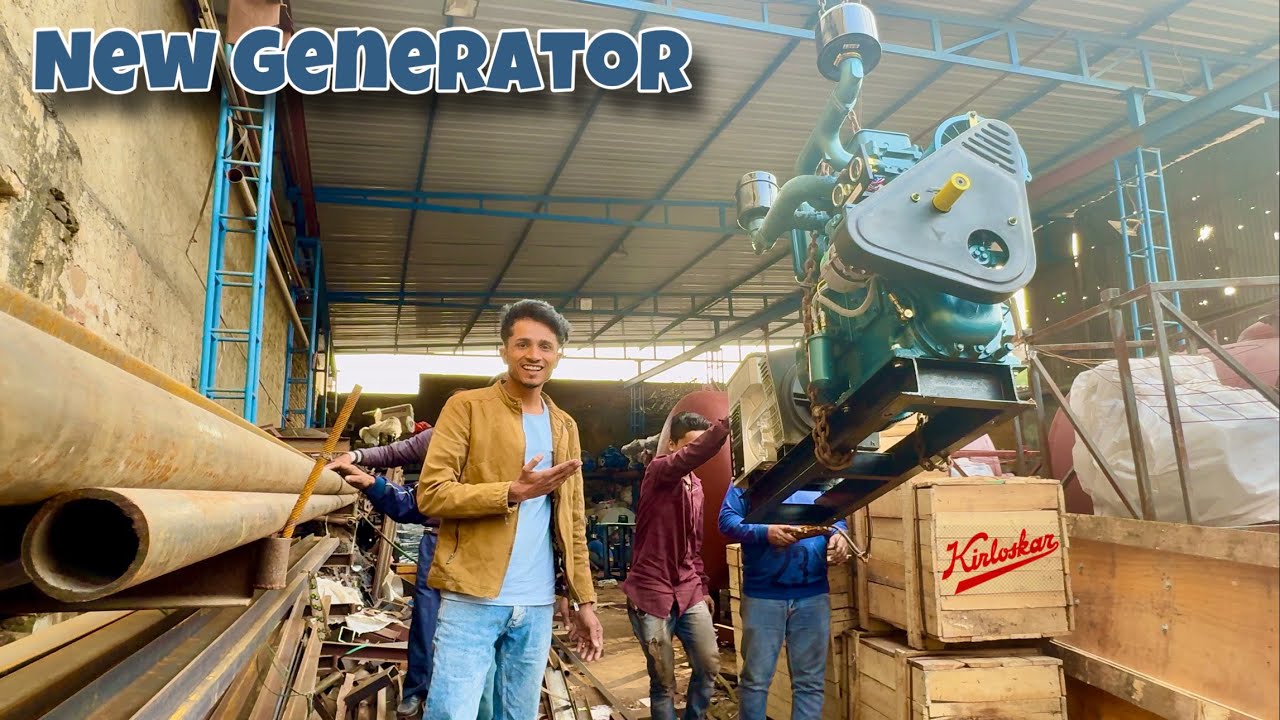 New RK Dj ke liye Generator le liya || Kirloskar generator for dj