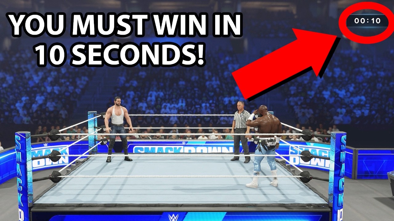 7 WWE Games Matches That End In SECONDS