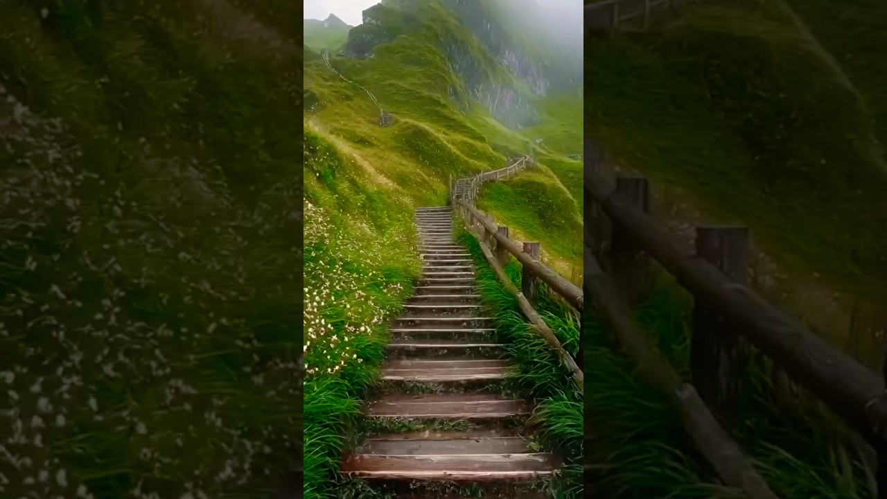 Lost in the Rain: The Allure of Lonely Trails !! #shortvideo