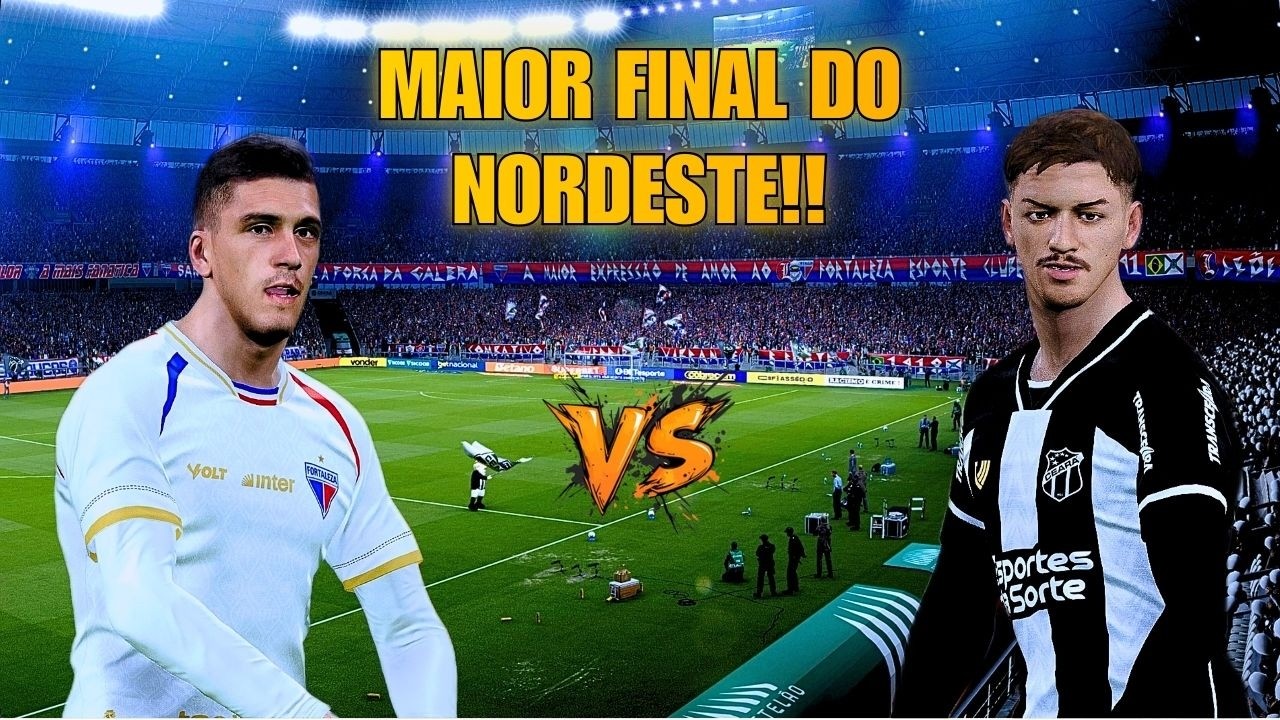 A MAIOR FINAL DO NORDESTE! CEARÁ X FORTALEZA PELO CAMPEONATO CEARENSE | PES 2021 COM GOGOSZ PATCH