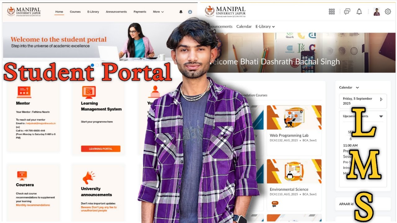 Manipal University - Student Portal & LMS (Learning Management System) Explained | All Doubt Clear