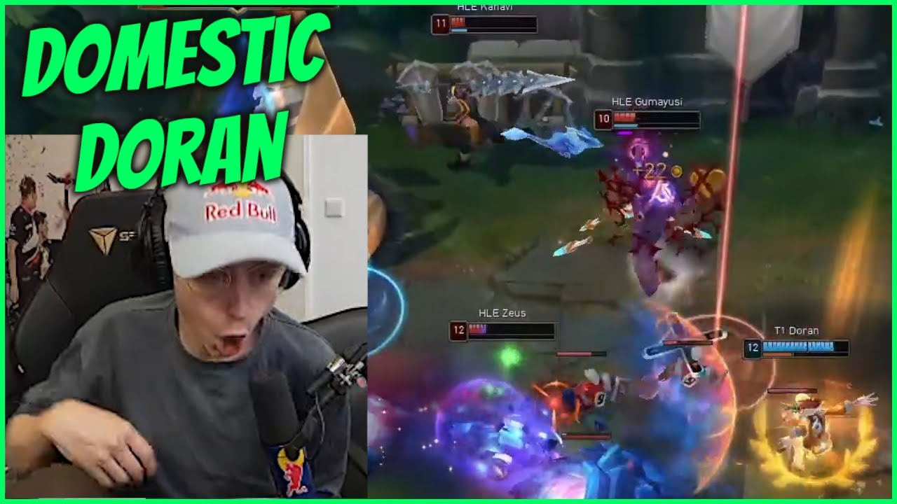 T1 Doran Styling On Akali Top Lane VS HLE