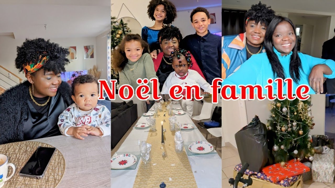 Vlog Noël en famille et ouverture des cadeaux. la veille et jour de Noël