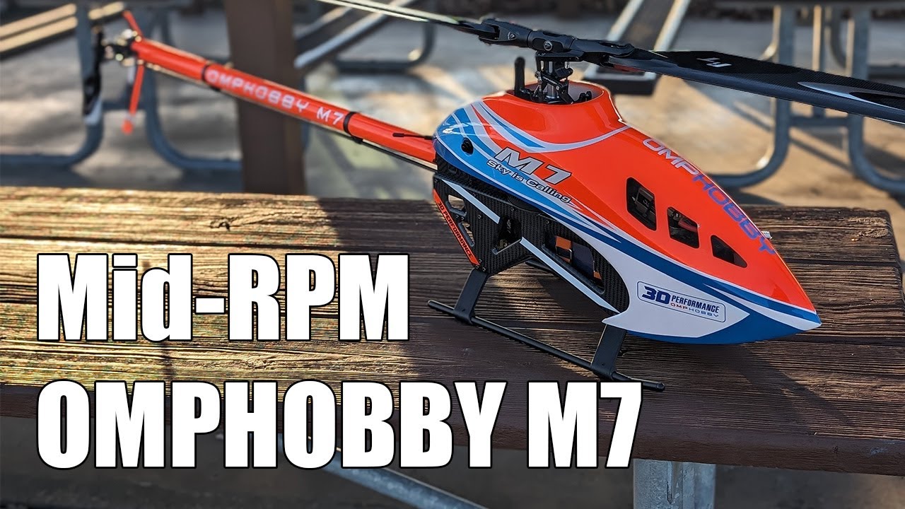 OMPHOBBY M7 | 1600-1800rpm Chill Flight