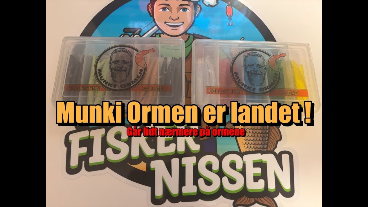 ENDELIG! Så kom Munki ormen til FiskerNissen