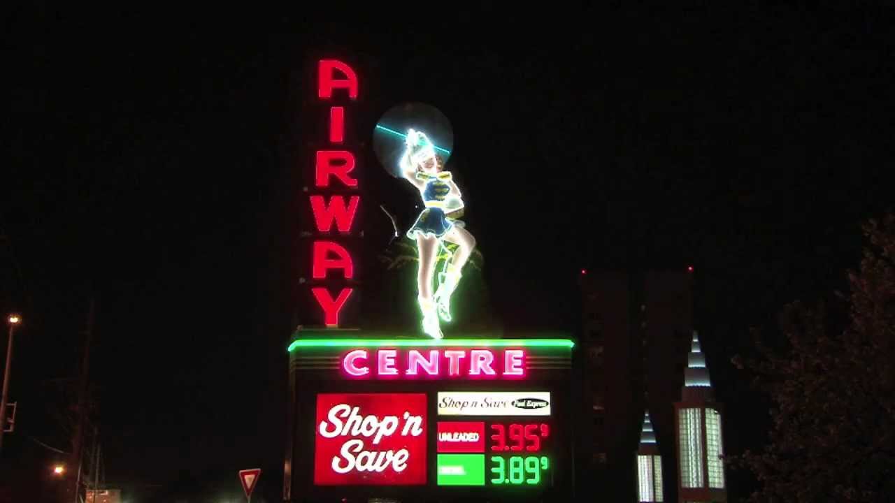Animated Neon Sign: Airway Centre