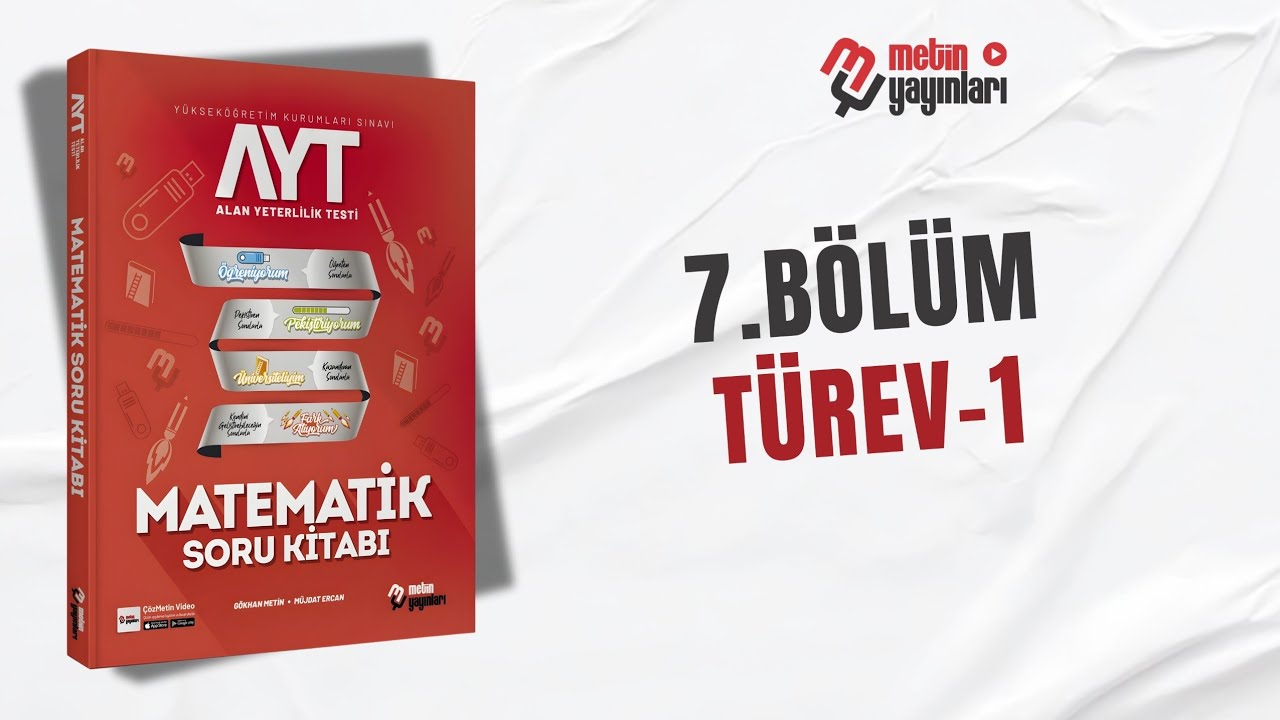 AYT MATEMATİK 7.BÖLÜM TÜREV ÜNİVERSİTELİYİM TEST 8