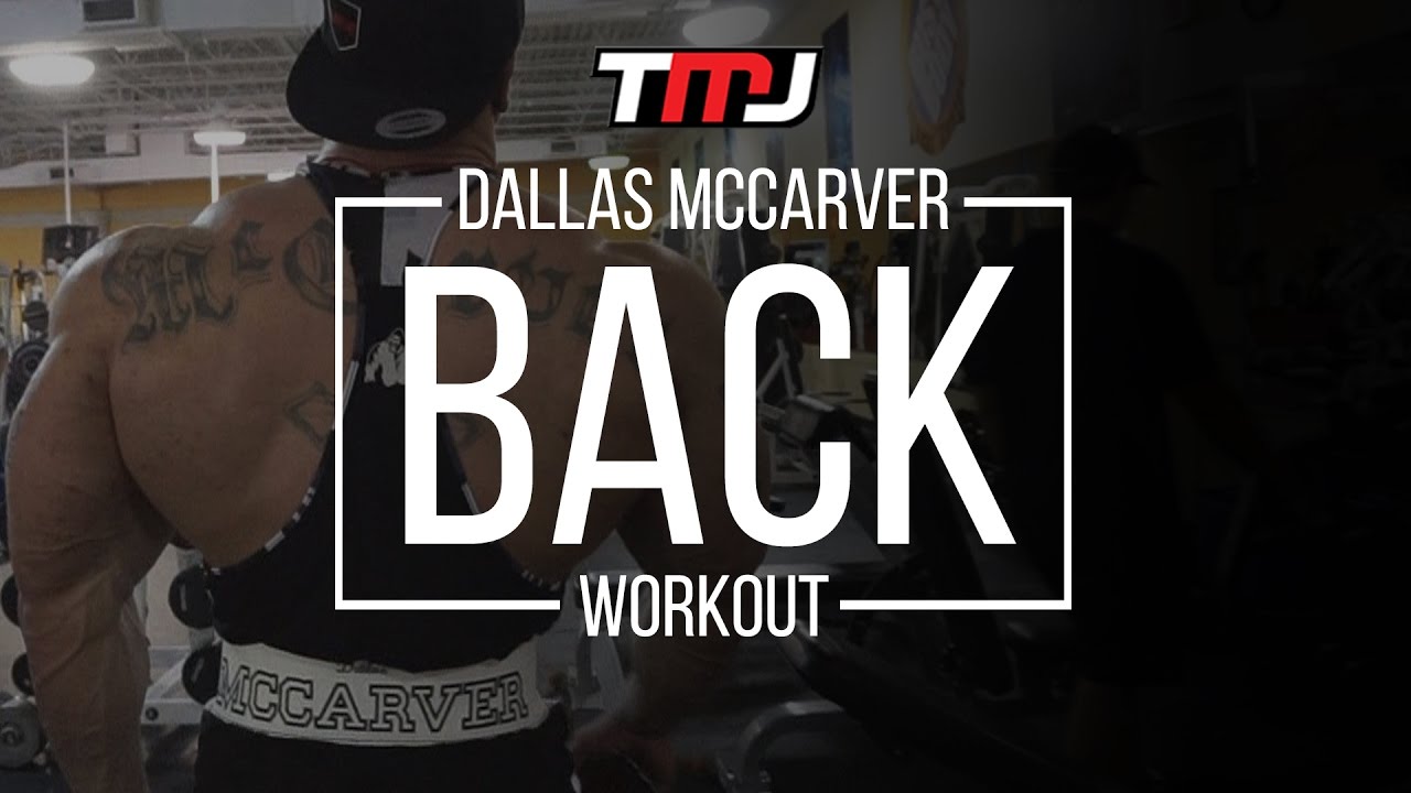 Dallas McCarver Back Workout | In The Gym With Team MassiveJoes | 6 September 2016