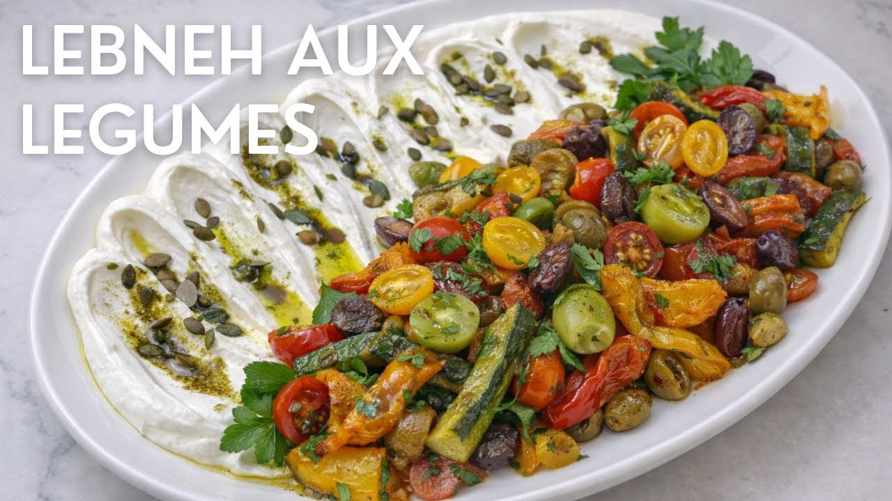 Labneh aux legumes