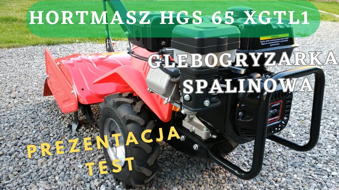 Glebogryzarka spalinowa HORTMASZ HGS 65 XGTL1 TEST |Jaką glebogryzarkę wybrać |Pierwsze uruchomienie