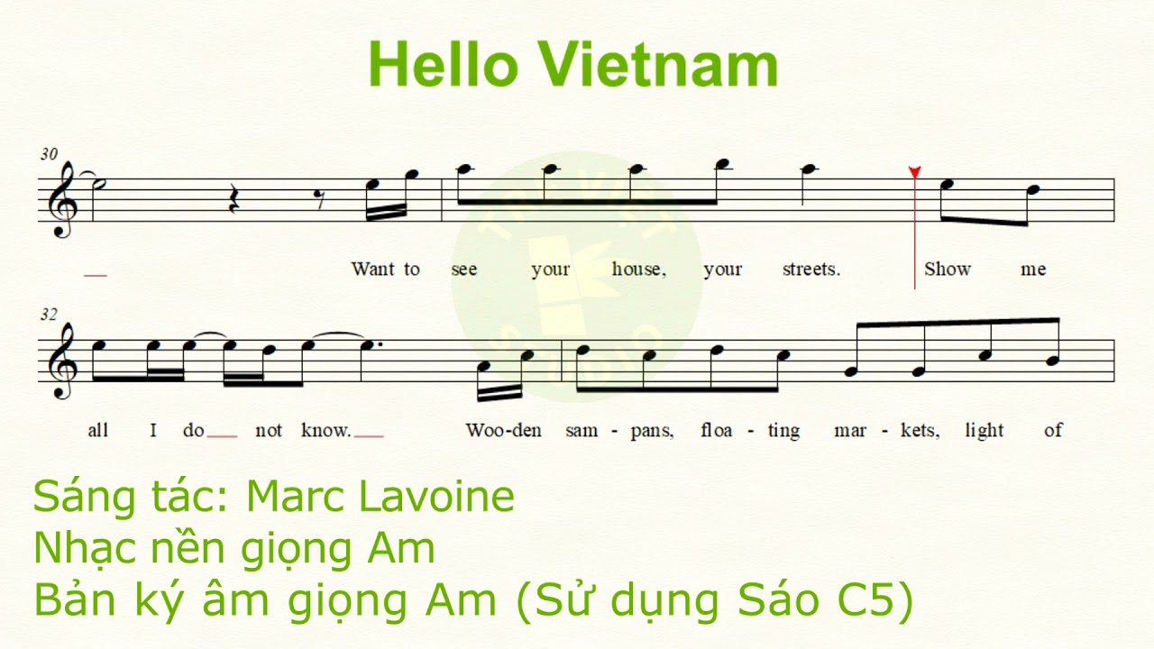 Hello Vietnam  Beat Am  Sheet Am  Sáo C5