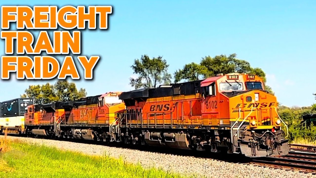 EPIC Railfanning Train Videos: BNSF, CN, & NS Action!