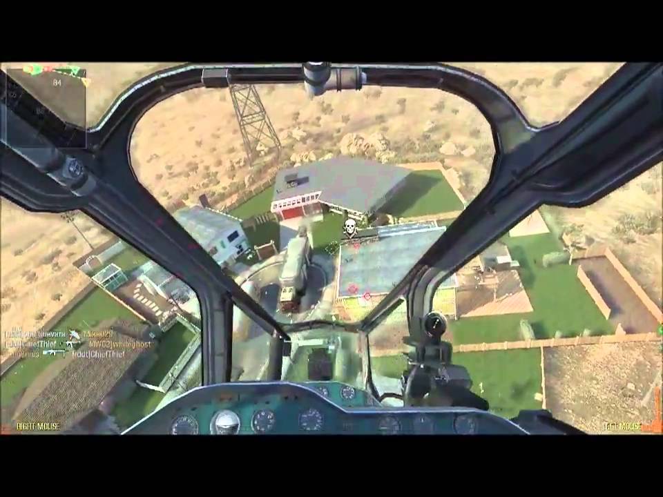 Call of Duty Black Ops multiplayer Gunship ( killstreak )