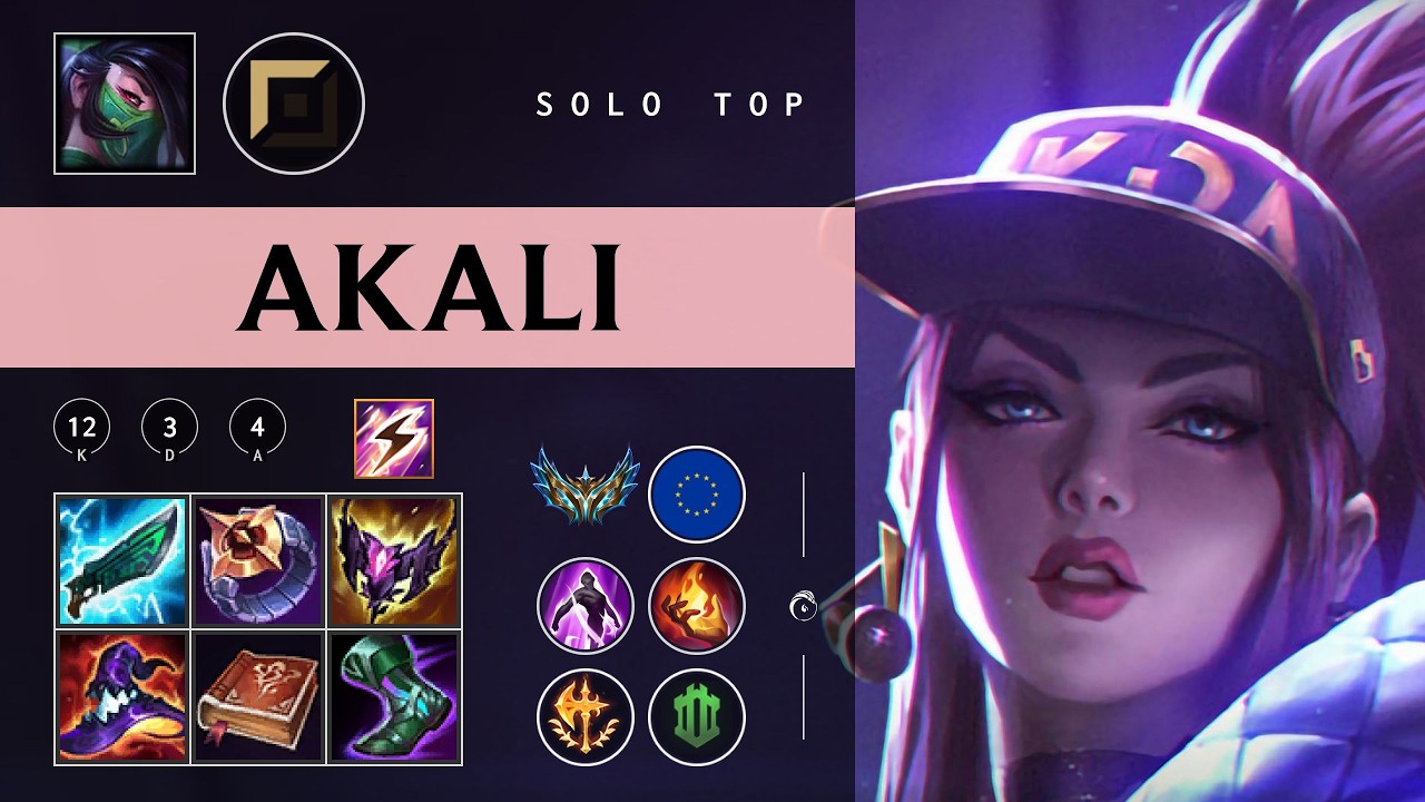 Akali Top vs Zac - EUW Challenger Patch 26.04