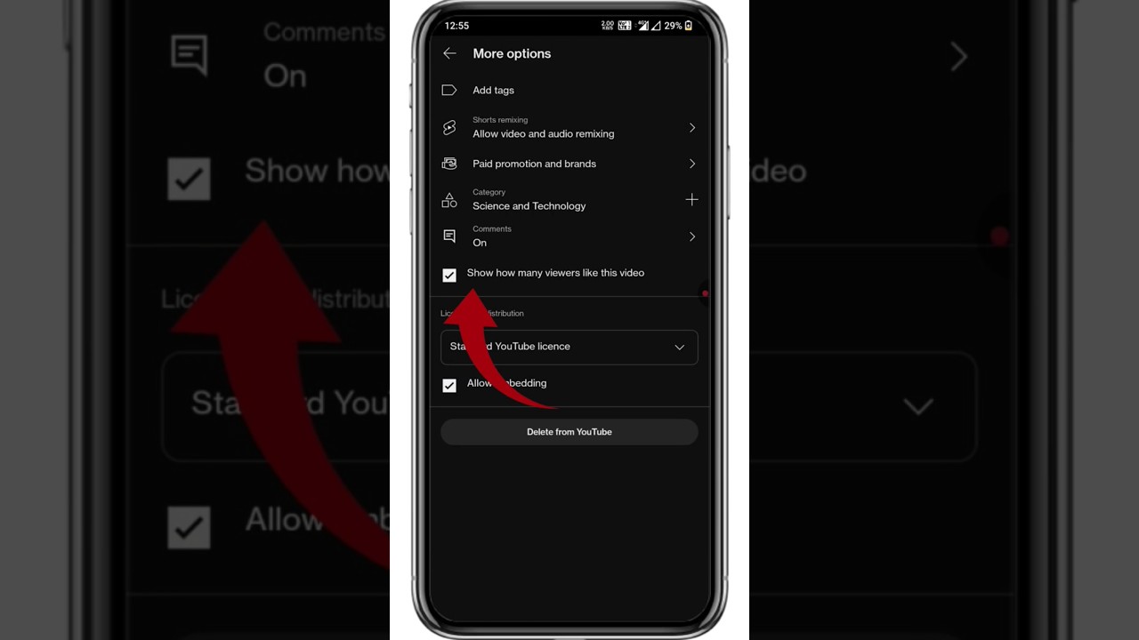 How to Hide Likes on YouTube Video 2025 | YouTube Likes Hide Setting | Step by Step #shorts #viral