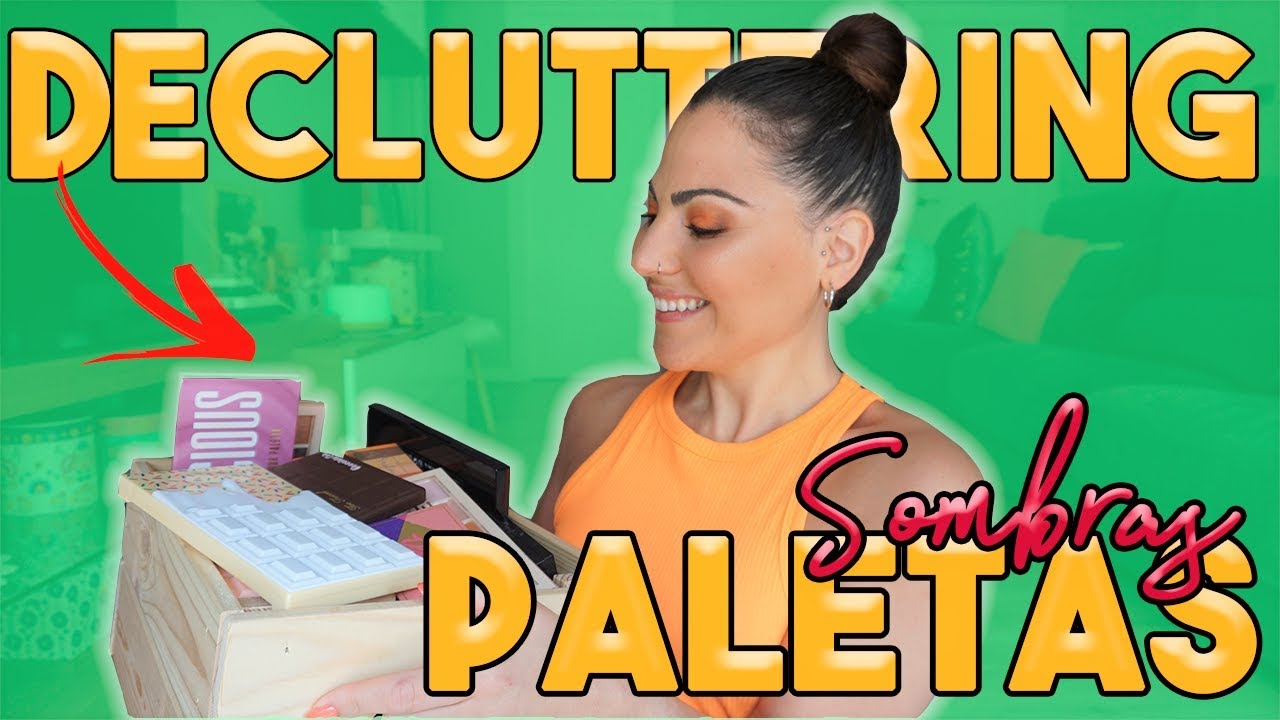 ♻️DECLUTTERING PALETAS de OJOS ¡QUITO la MITAD! | LIMPIANDO mi COLECCIÓN😱🙈 | Carla Wonderland